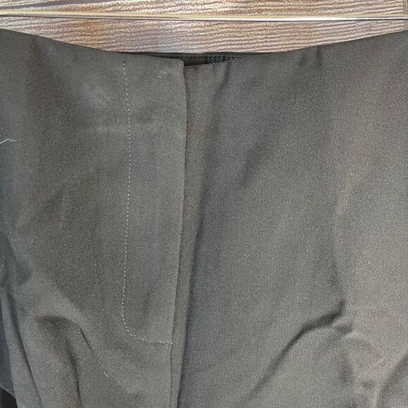 Lafayette 148 Black Crepe Drape Pleated No Waistband Pants Sz 2 - Picture 8 of 11